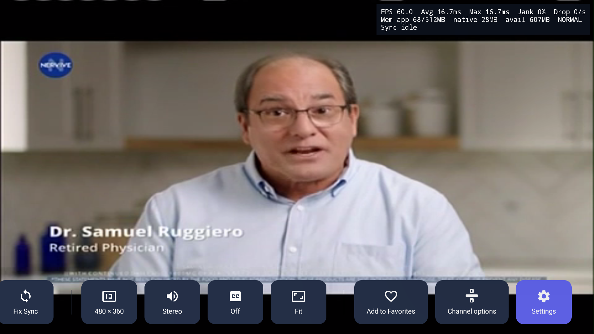 PureFusionIPTV Android TV screenshot: Screenshot_20260322_210551.png