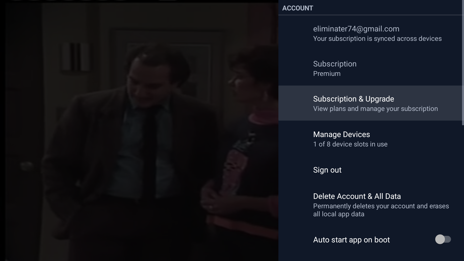 PureFusionIPTV Android TV screenshot: Screenshot_20260322_211247.png